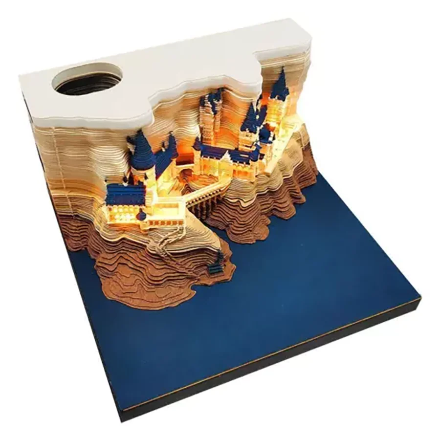 2025 Pop-Up 3D Desk Castle Calendar