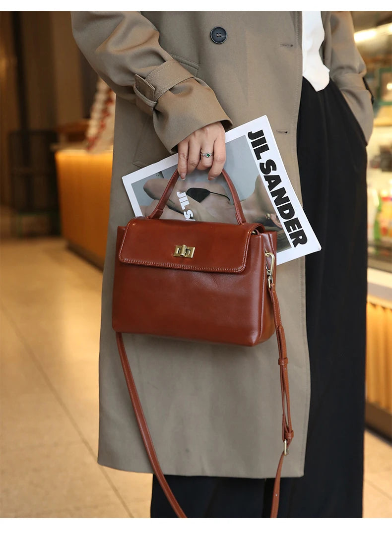 Genuine Leather Handbag