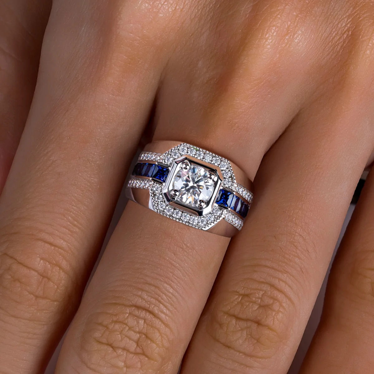 2.68ct Men's Moissanite Ring