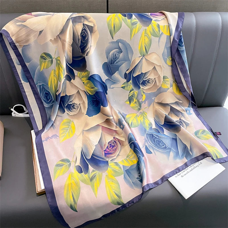 Large Silk Feel Scarf (180*90CM) Shawl Scarf