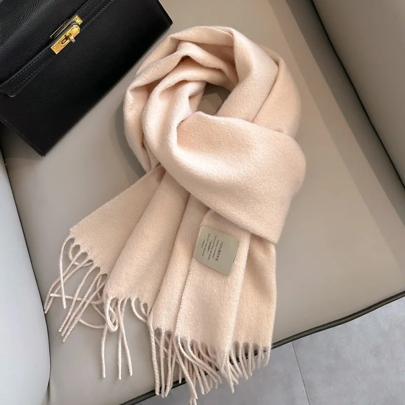 100% Wool Scarf - Christmas Gift for Him