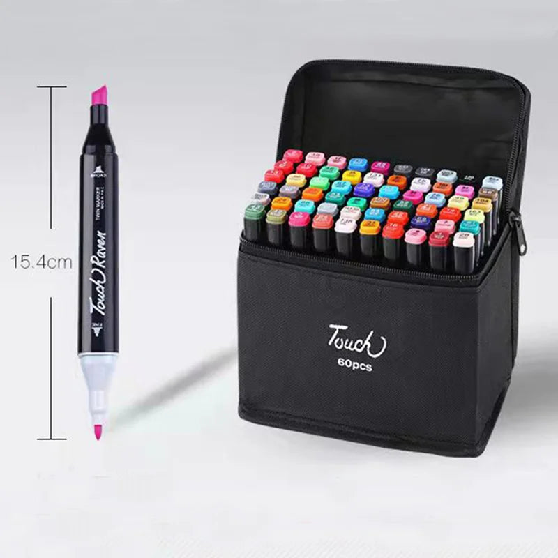 Double-Sided Oily Markers Set