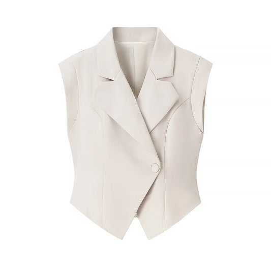 Tailored Vest & Wide-Leg Trouser Set