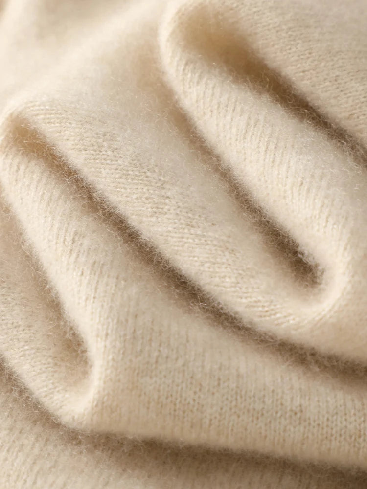 100% Merino Wool Sleeveless Turtleneck Basic Sweater