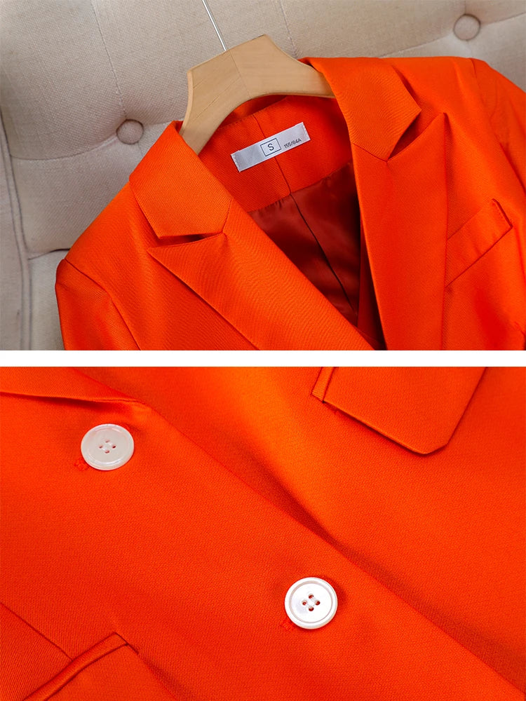 Women's 3 Pcs Vest, Blazer, and Trousers Suit