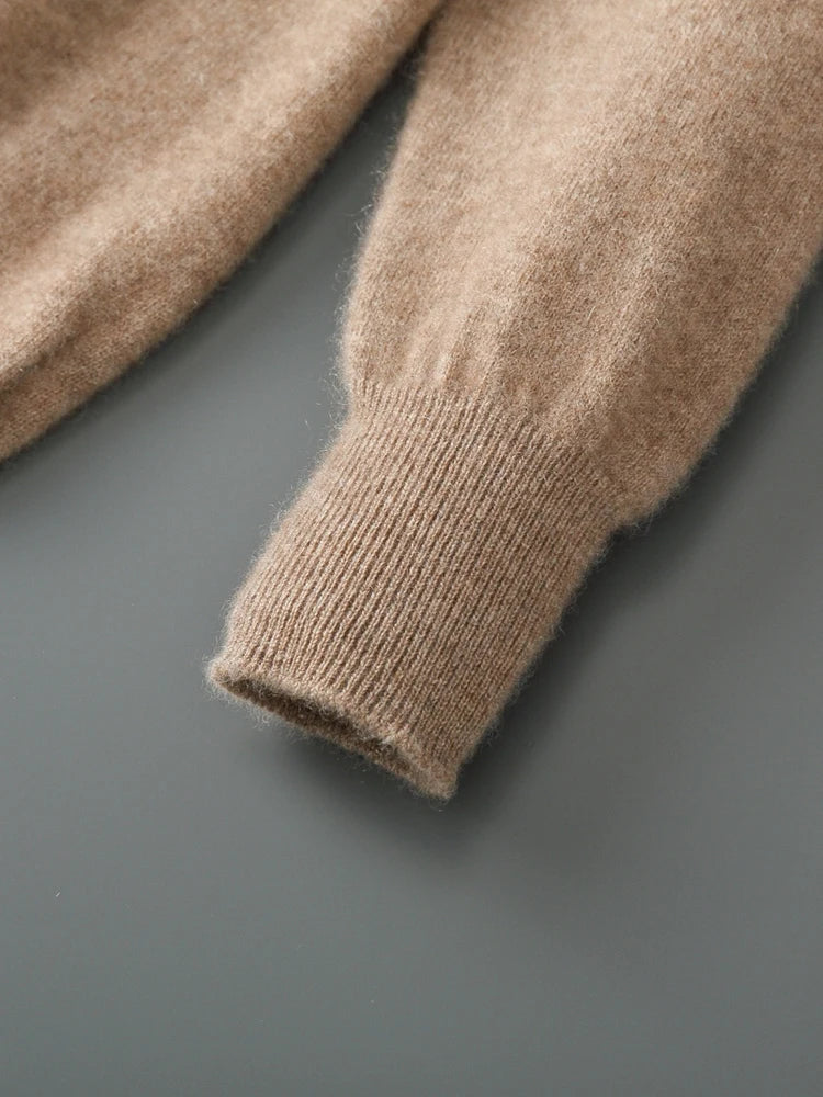 Men's 100% Merino Wool Crewneck Sweater