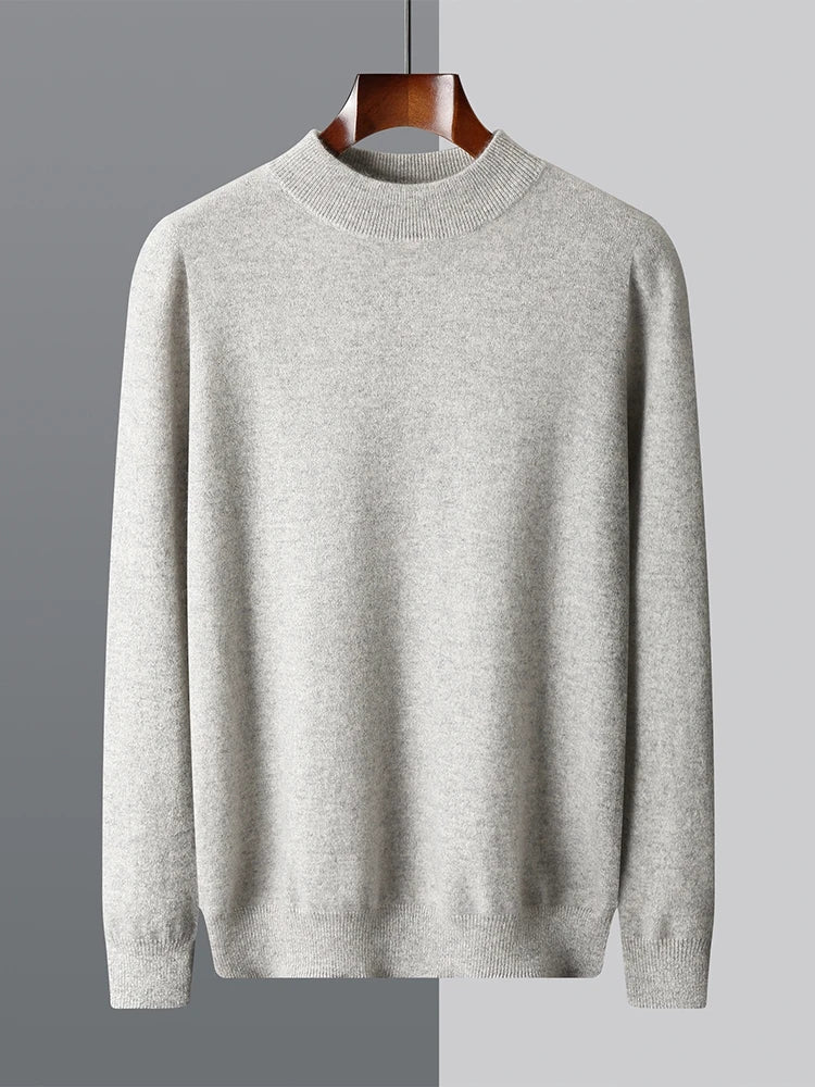 Men's 100% Merino Wool Crewneck Sweater