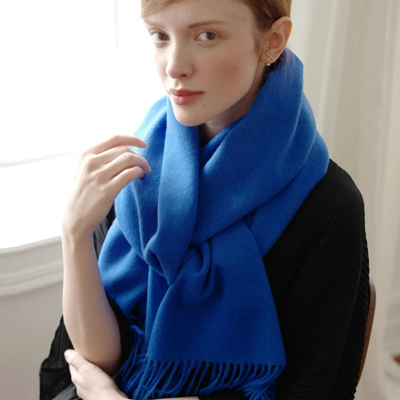 100% Wool Solid Colors Scarf
