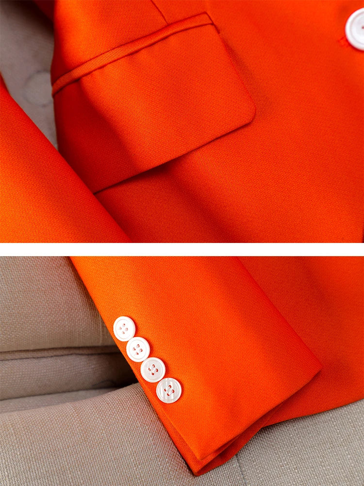 Women's 3 Pcs Vest, Blazer, and Trousers Suit