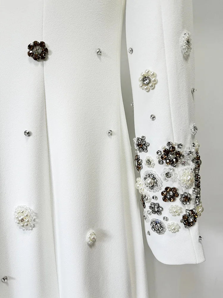Luxury Beaded Floor-Length Formal Dress – High Street Dress