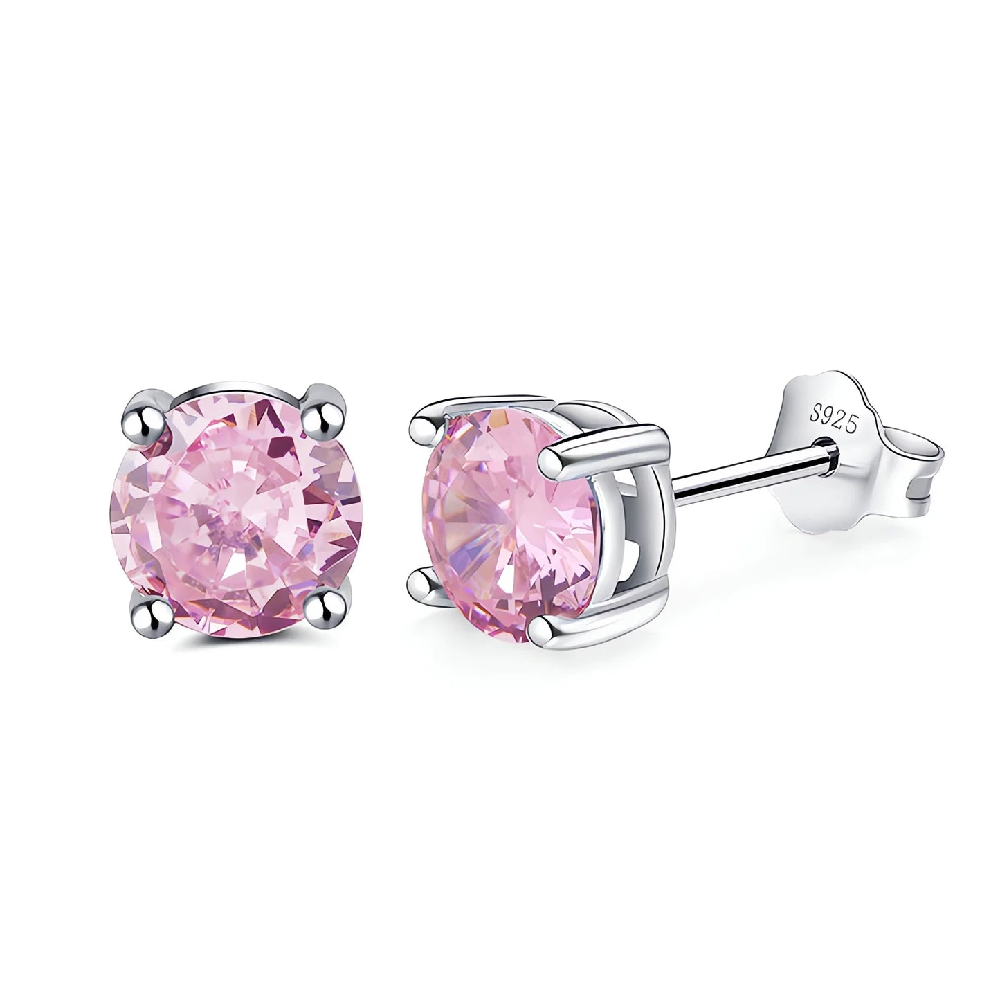 Moissanite Stud Earrings - Christmas, Anniversary Gift