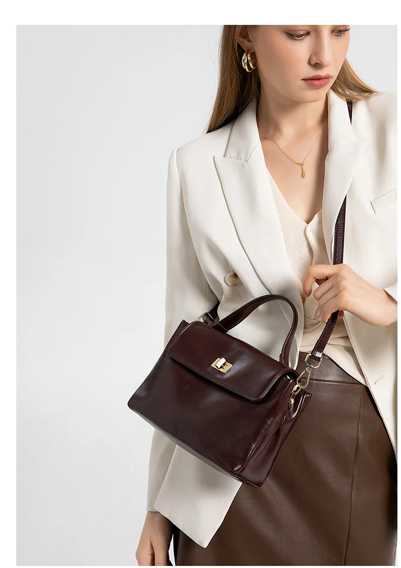Genuine Leather Handbag