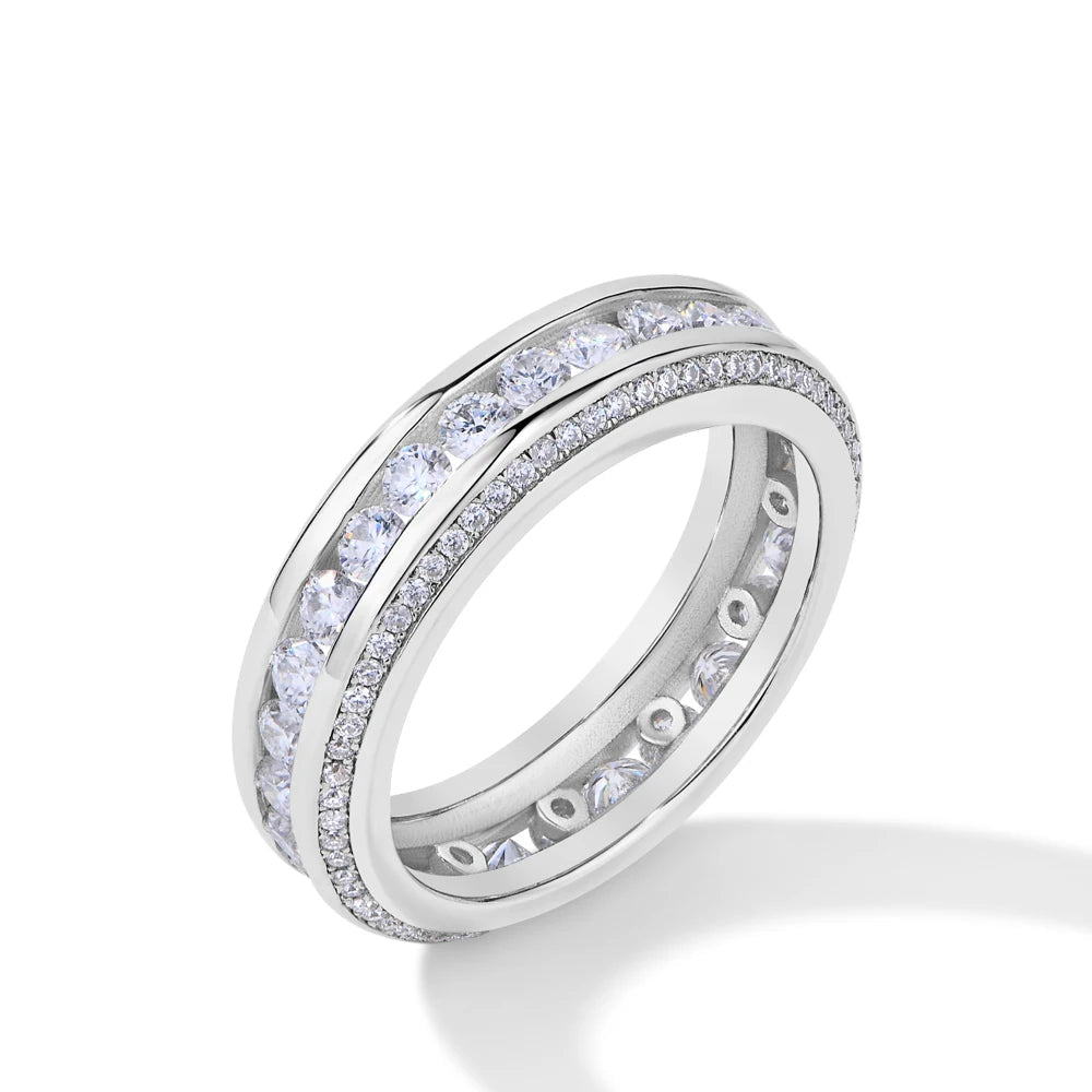 1.5 Carat Moissanite Eternity Ring - Gift For Her