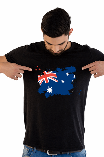 Australian Flag Football Team 100% Cotton T-Shirt