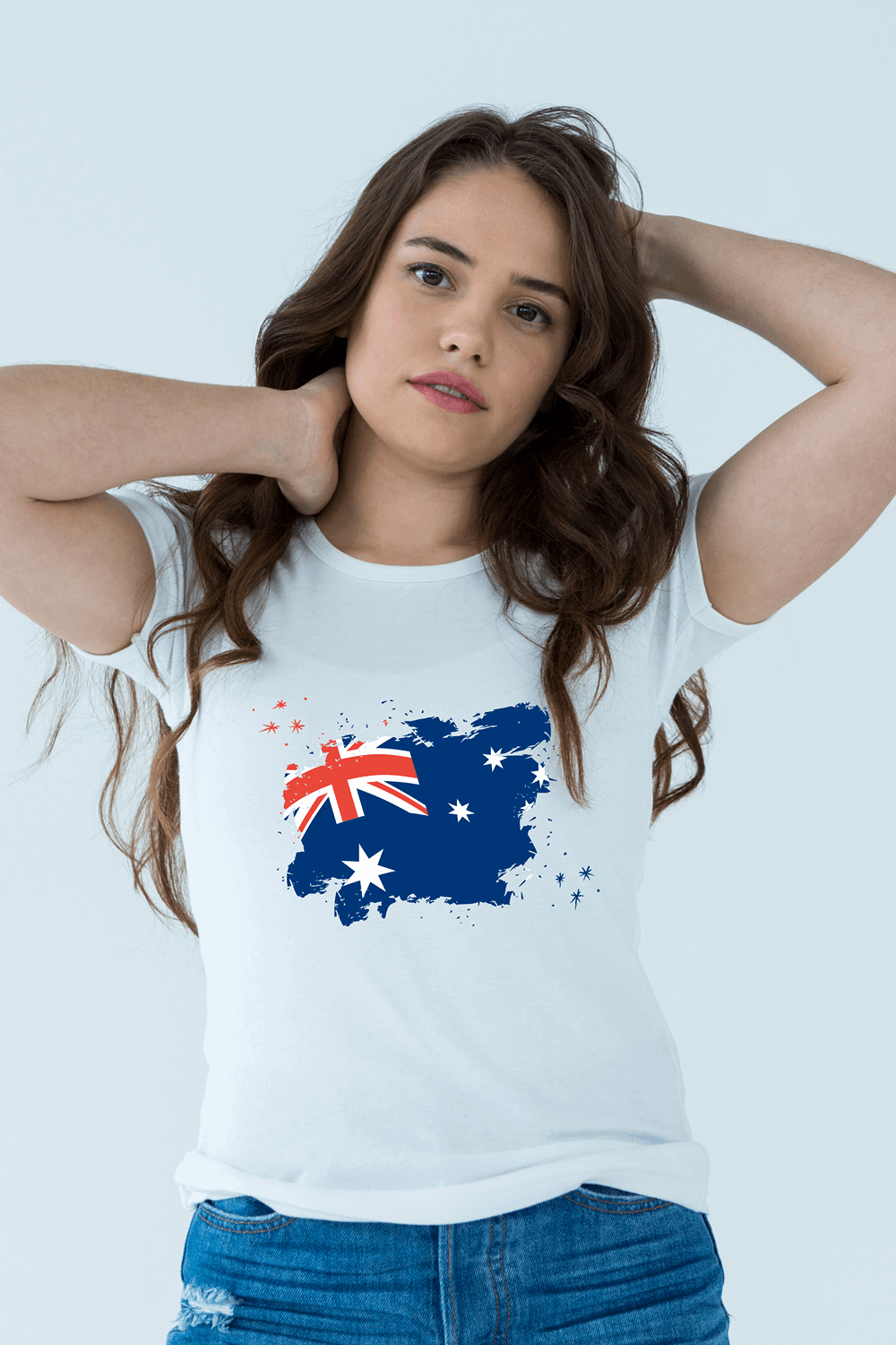 Australian Flag Football Team 100% Cotton T-Shirt