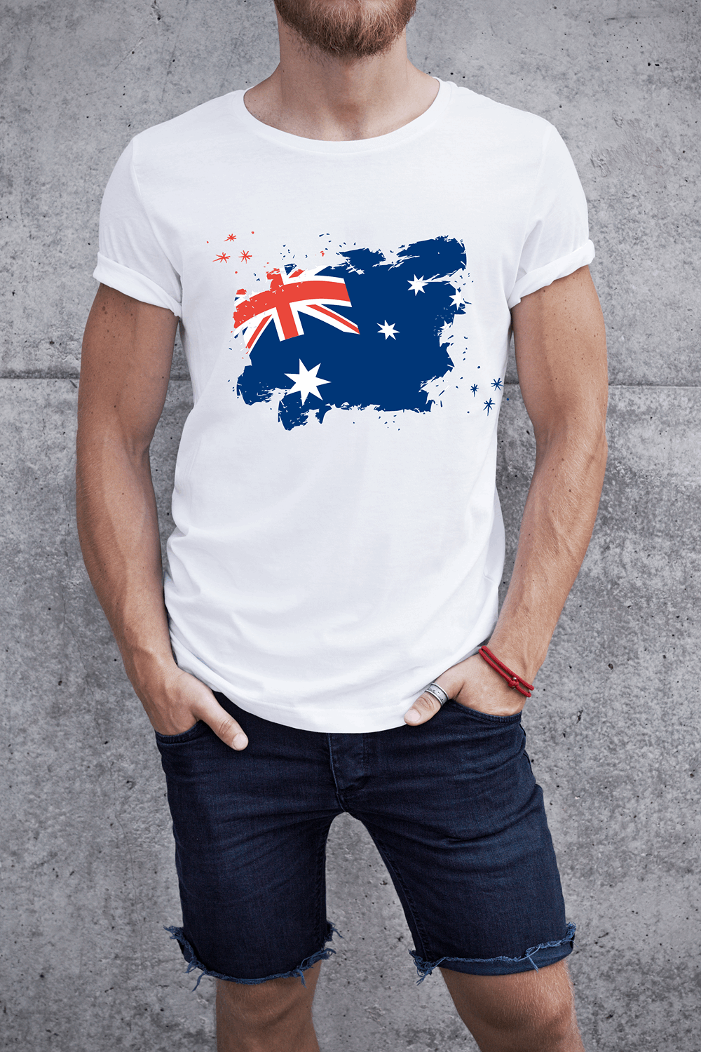 Australian Flag Football Team 100% Cotton T-Shirt