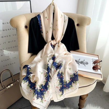 Large Silk Feel Scarf (180*90CM)  Shawl Scarf