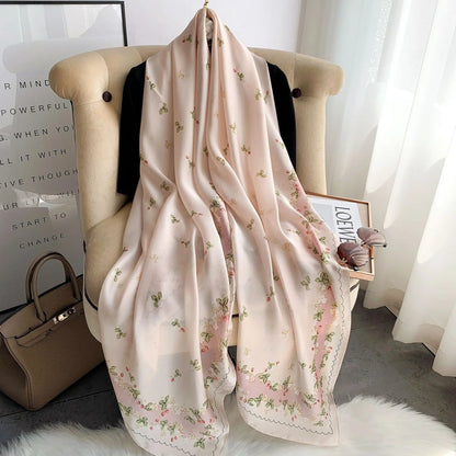 Large Silk Feel Scarf (180*90CM)  Shawl Scarf