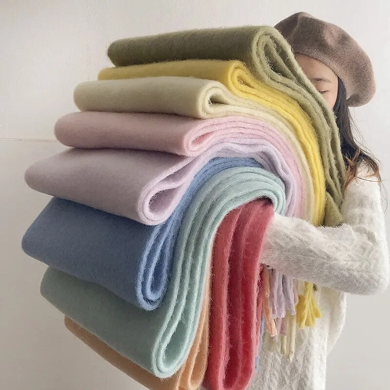 Cashmere 2M Long Winter Scarf 35 Colors