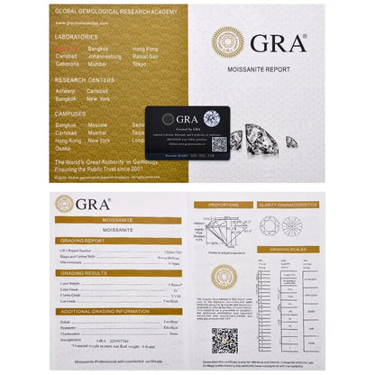 Heart Cut Moissanite Tennis GRA Certified Bracelet - Valentine Gift