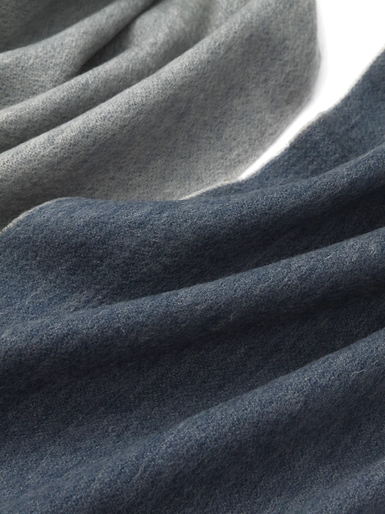 100% Wool Double sided Scarf