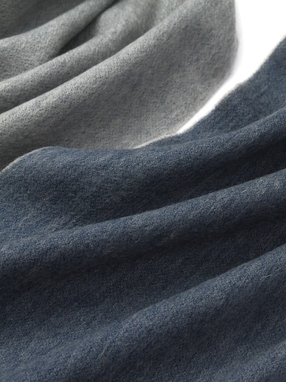 100% Wool Double sided Scarf