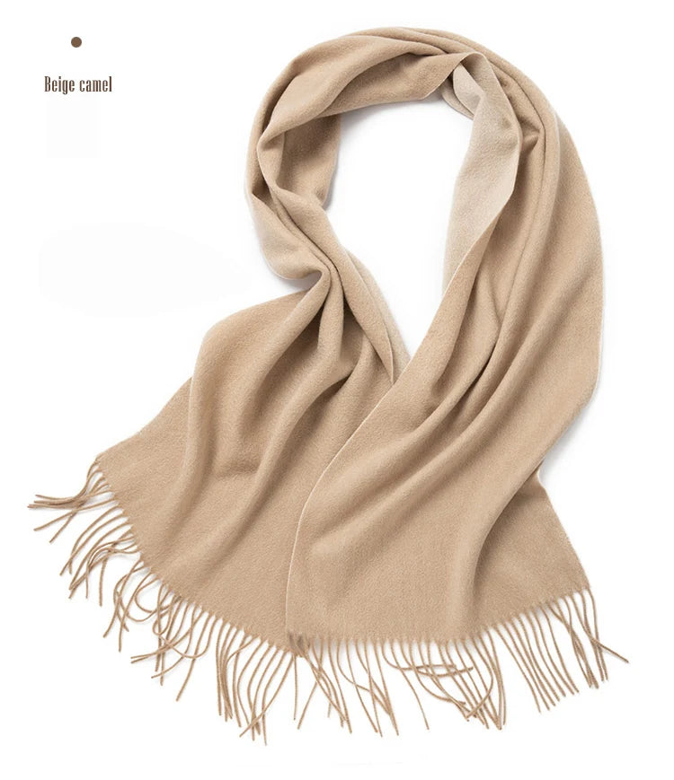 100% Wool Double sided Scarf