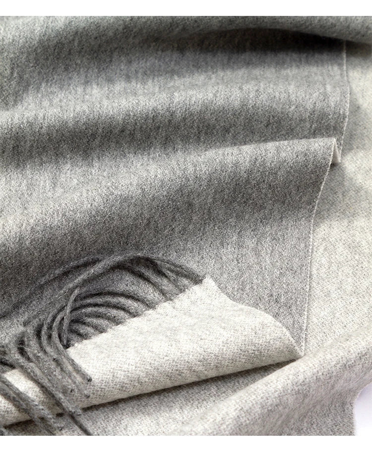 100% Wool Double sided Scarf