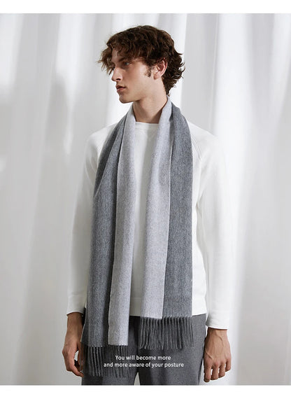 100% Wool Double sided Scarf