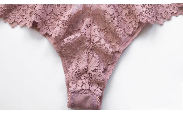 2Pcs/lot Women Sexy Lace Low-waist Panties