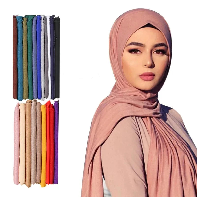 Jersey Cotton Hijab Shawl