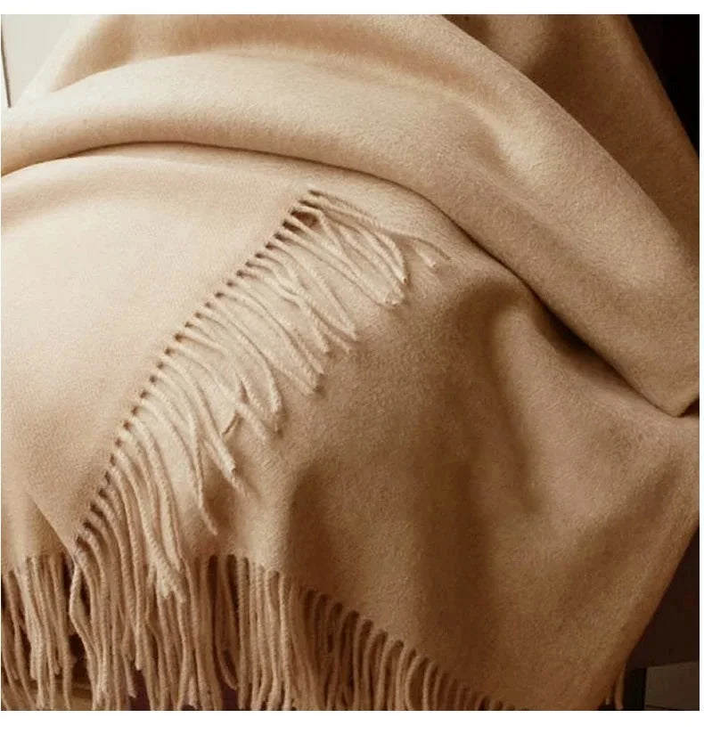100% Wool Solid Colors Scarf