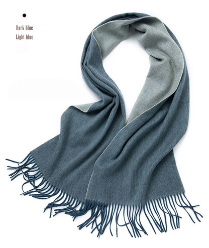 100% Wool Double sided Scarf