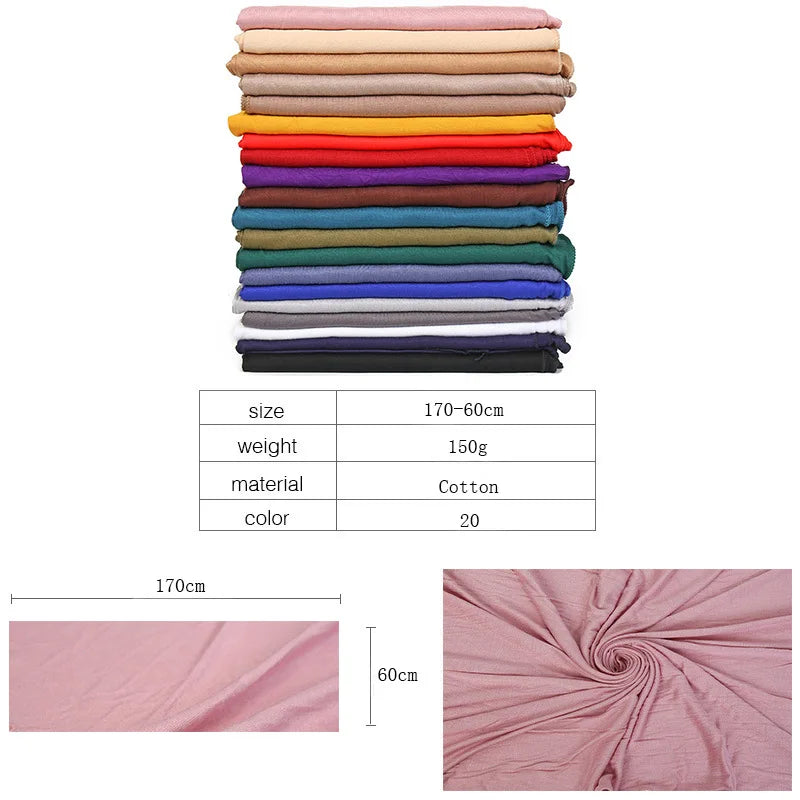 Jersey Cotton Hijab Shawl