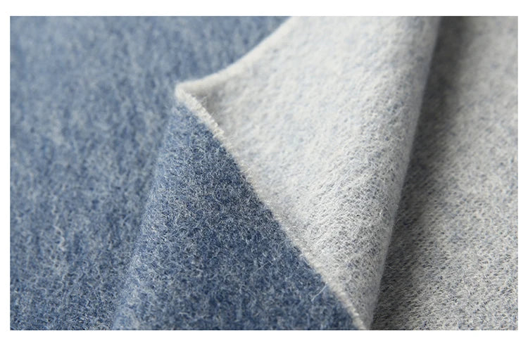 100% Wool Double sided Scarf