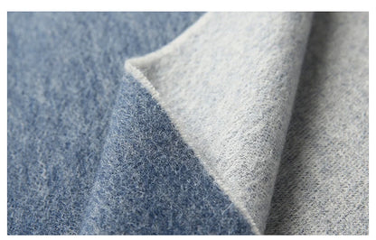 100% Wool Double sided Scarf