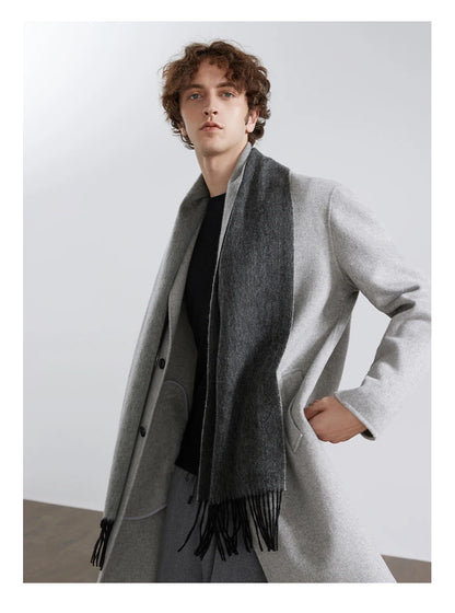 100% Wool Double sided Scarf