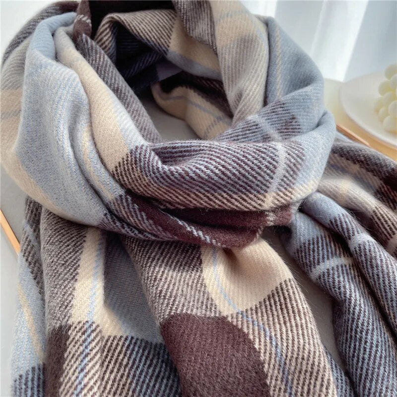 Warm Winter 200*50 CM/ 78.7*19.6 Inch Long Plaid Scarf