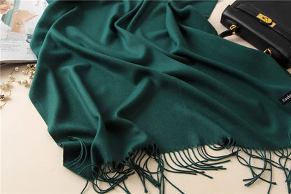 Light Cashmere Scarf 200*70 CM Cashmere Hijab Shawl