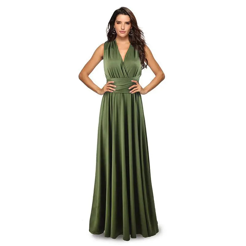 72 Styles Multiway Infinity Dress Shades of Green Bridesmaids Floor Length Dress