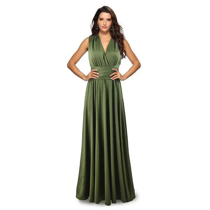 72 Styles Multiway Infinity Dress Shades of Green Bridesmaids Floor Length Dress