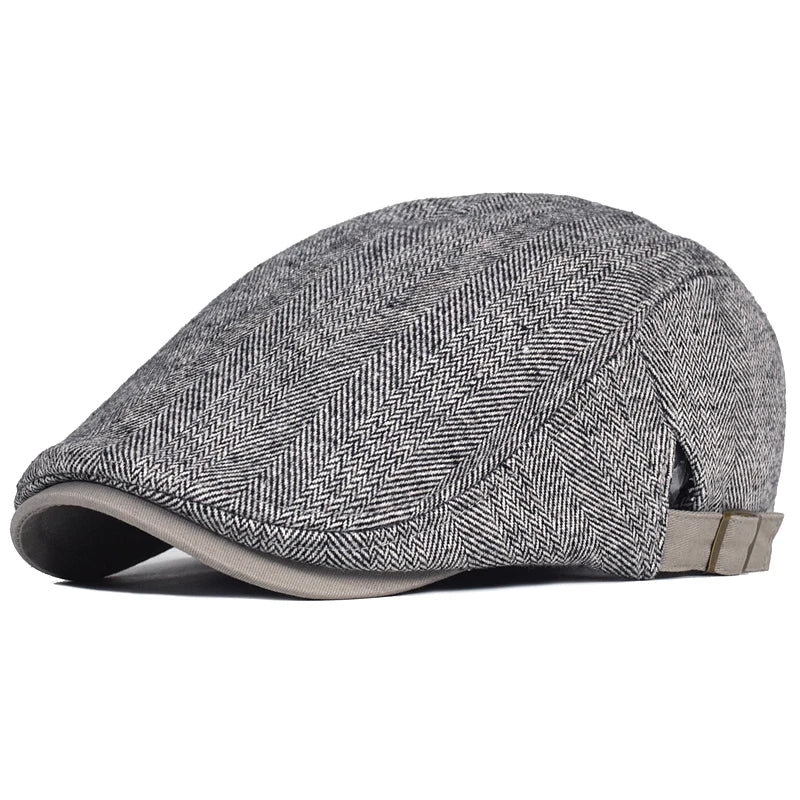 Warm Wool British Flat Cap