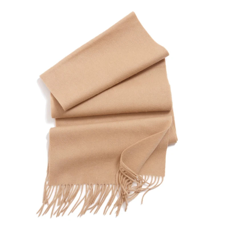 100% Wool Solid Colors Scarf