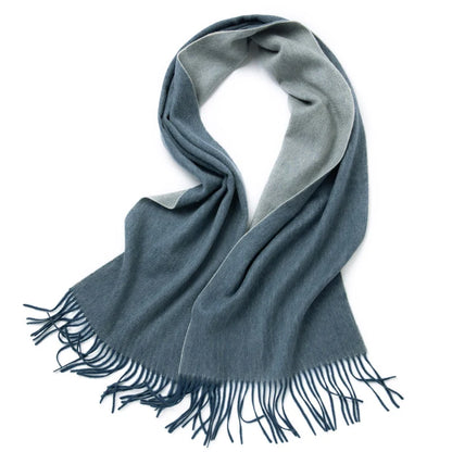 100% Wool Double sided Scarf