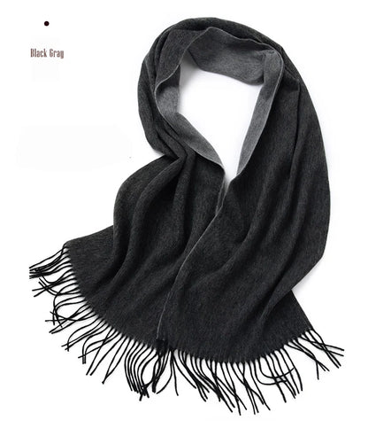 100% Wool Double sided Scarf