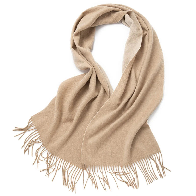 100% Wool Double sided Scarf