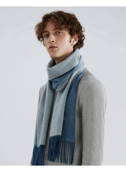 100% Wool Double sided Scarf