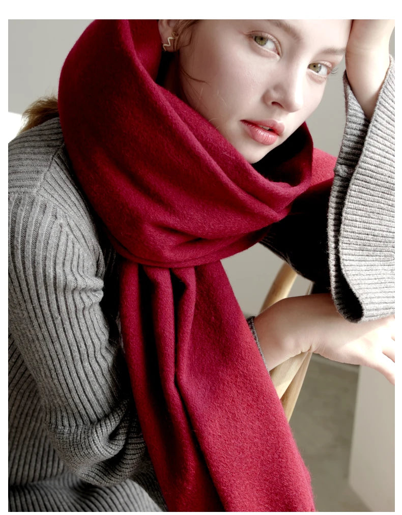 Luxury Cashmere and Wool Scarf