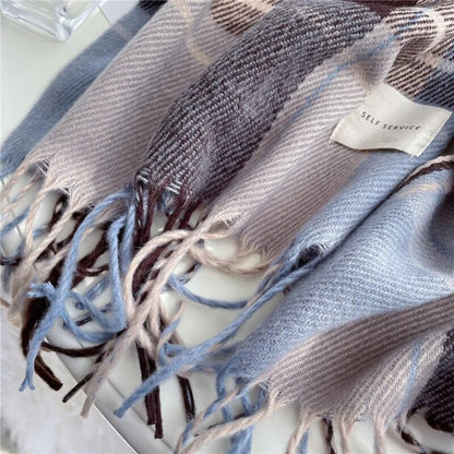 Warm Winter 200*50 CM/ 78.7*19.6 Inch Long Plaid Scarf