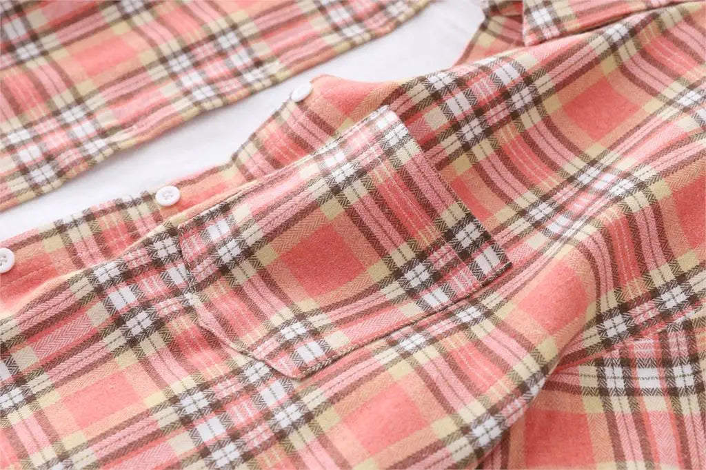 Women's Loose Autumn Plaid Shirt